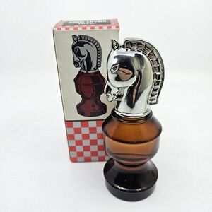 Avon Smart Move Knight Chess Piece 3oz Oland Cologne Bottle Decanter - Full